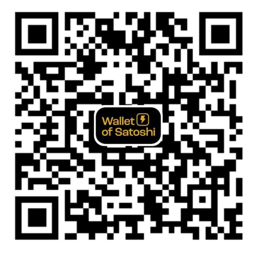 Código QR para donar con Bitcoin